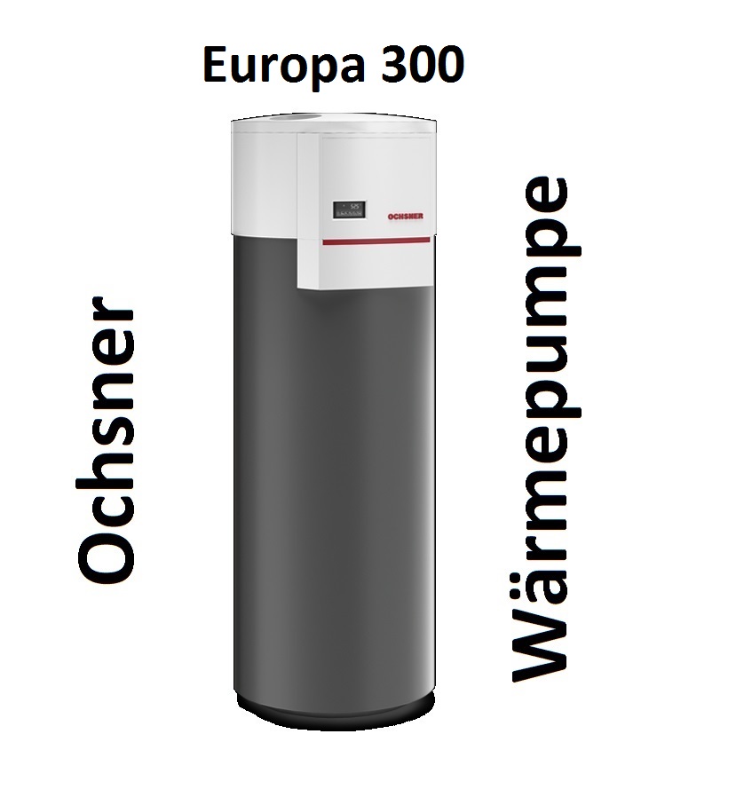 Texte, Beschreibung, Wärmepumpe Ochsner Europa 300, Luft, Wasser, Warmwasser
